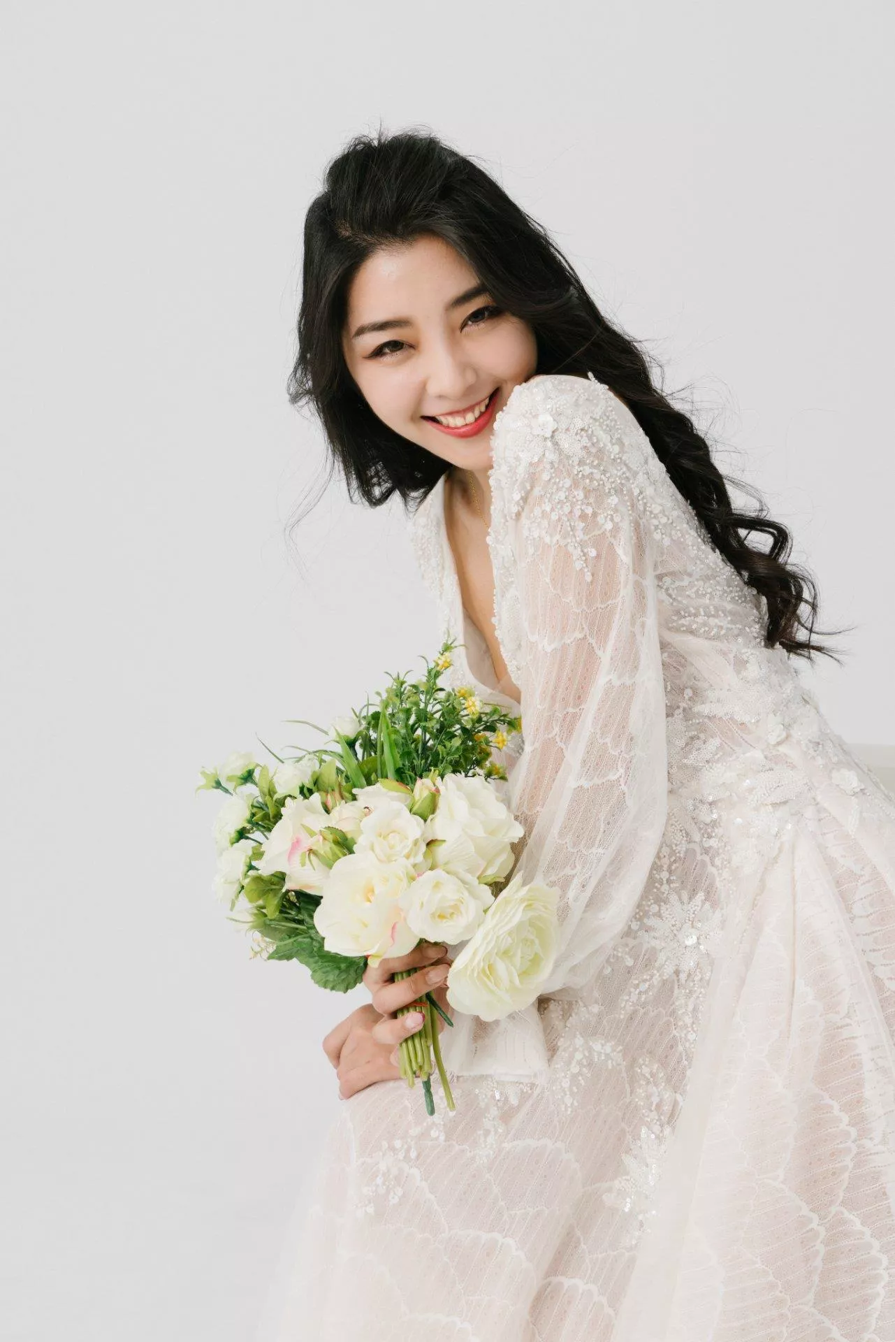 輕婚紗攝影棚內婚紗攝影森林系婚紗自然小清新-1-單純的美好