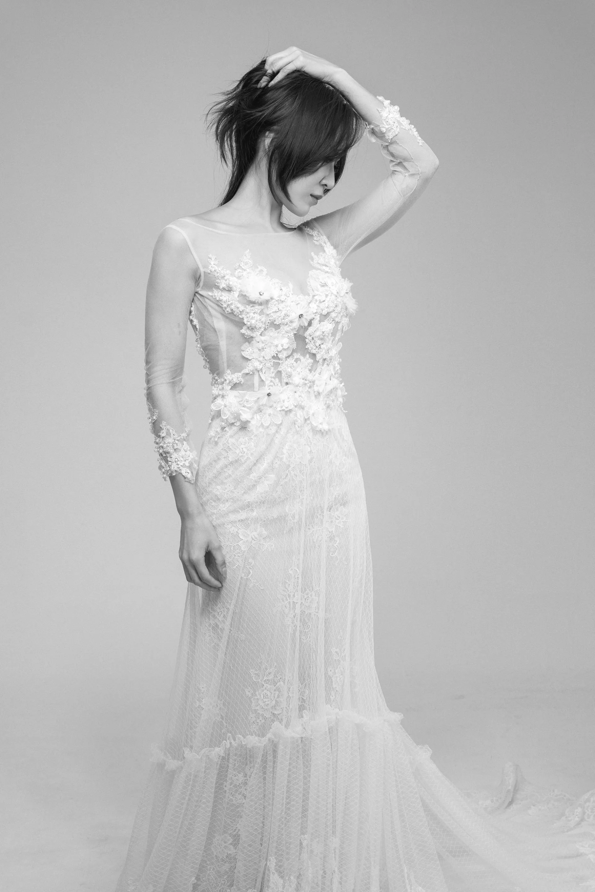 23棚拍立體貼花設計款白紗-0006-S/S2023Editorial